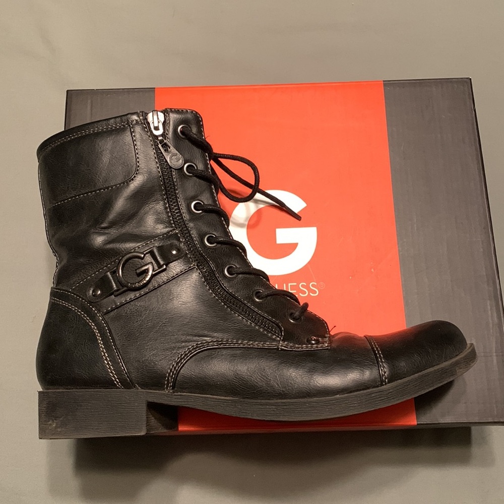 Guess Leather Ankle Boots